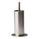 Stalen meubelpoot rvs look rond ø 4 cm en hoogte 10 cm  (M8)