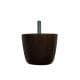 Meubelpoot bruin rond Ø 7 cm en hoogte 5,5 cm  van massief hout (M8)
