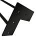 Stalen hairpin zwart hairpin ø 1,2 cm en hoogte 25 cm