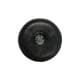 Meubelpoot zwart rond Ø 5 cm en hoogte 3,5 cm  van kunststof (M8)