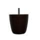 Meubelpoot bruin rond Ø 8 cm en hoogte 8 cm  van massief hout (M10)