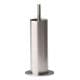 Stalen meubelpoot rvs look rond ø 4 cm en hoogte 14 cm  (M8)