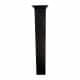 Stalen U tafelpoot 76 bij 10 cm en hoogte 72 cm zwart (4 x 10 cm)