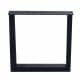 Premium stalen U tafelpoot zwart 75 bij 10 cm en hoogte 72 cm  (5 x 10 cm)