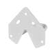 Massief stalen hairpin wit hairpin ø 1,0 cm en hoogte 10 cm  - 4 stuks