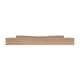 X-poot  x vorm 78 bij 8 cm en hoogte 72 cm  van hout, 8 x 8 cm - 2 stuks