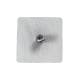 Meubelpoot wit vierkant 6 bij 6 cm en hoogte 10 cm  van massief hout (M8)
