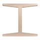 Tafelpoot  i vorm 78 bij 8 cm en hoogte 72 cm  van massief hout - 2 stuks