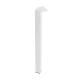 Stalen meubelpoot wit vierkant 5 bij 5 cm en hoogte 72 cm  (5 x 5 cm) - 4 stuks