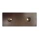 Meubelpoot rechthoek bruin 13 x 5,5 cm - hoogte 4 cm