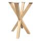 Spinpoot van eikenhout horeca bartafel 70 bij 70 cm en hoogte 100 cm (8 x 8 cm)