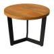 Stalen salononderstel zwart rond ø 42 cm en hoogte 37 cm  (2 x 4 cm)