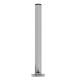 Stalen meubelpoot chroom rond ø 3 cm en hoogte 50 cm