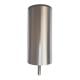 Stalen meubelpoot rvs look rond ø 6 cm en hoogte 16 cm  (M8)