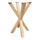 Spinpoot van eikenhout horeca bartafel 70 bij 70 cm en hoogte 100 cm (8 x 8 cm)