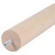 Meubelpoot  rond Ø 4 cm en hoogte 26 cm  van massief hout (M8)
