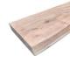 Wandplank acacia 120 bij 30 cm van 4 cm dik massief acacia hardhout met boomstamrand