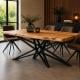 Stalen matrix zwart spinpoot lengte 140 cm bij 70 cm, hoogte 72 cm en koker 4 bij 2 cm