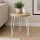 Stalen hairpin wit hairpin ø 1,6 cm en hoogte 40 cm